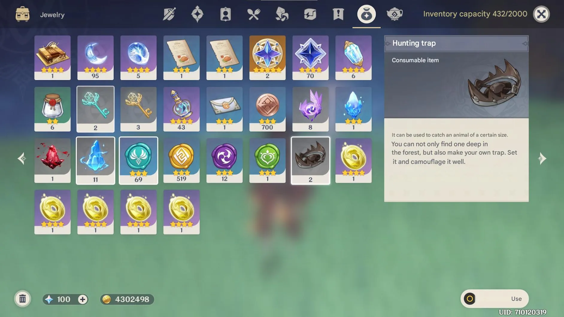 GI1532 Zhongli, Ayaka, Tartaglia, Dehya, Aloy and Qiqi | AR54 with Jade Winged Spear 